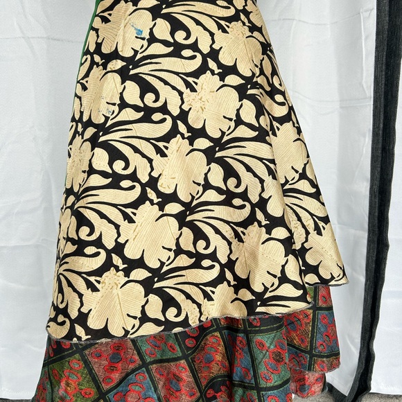 Earthbound trading company reversible  boho festival rap skirt - Picture 9 of 12